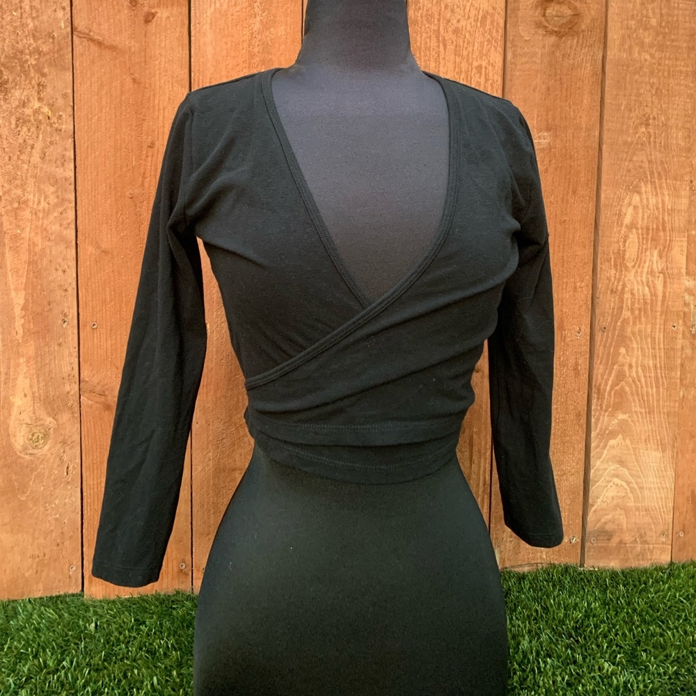 Black Wrap Top🖤